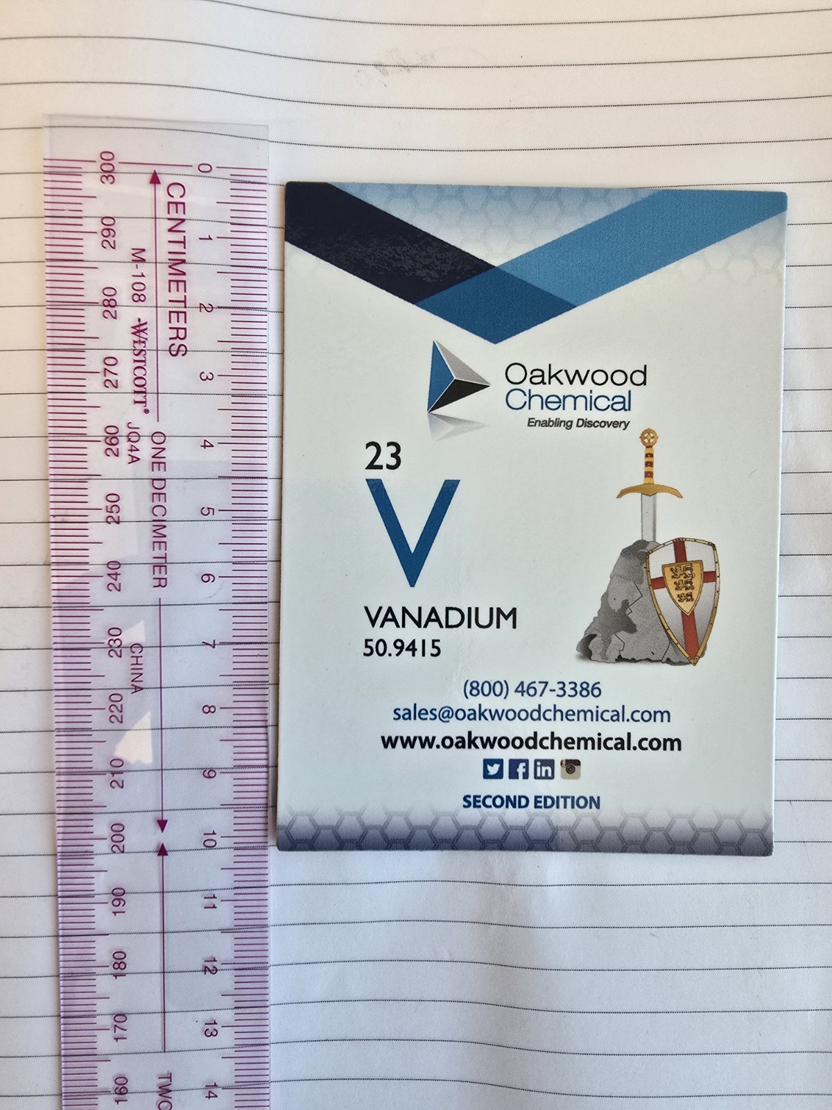 Vanadium Element Magnet Oakwood Chemical