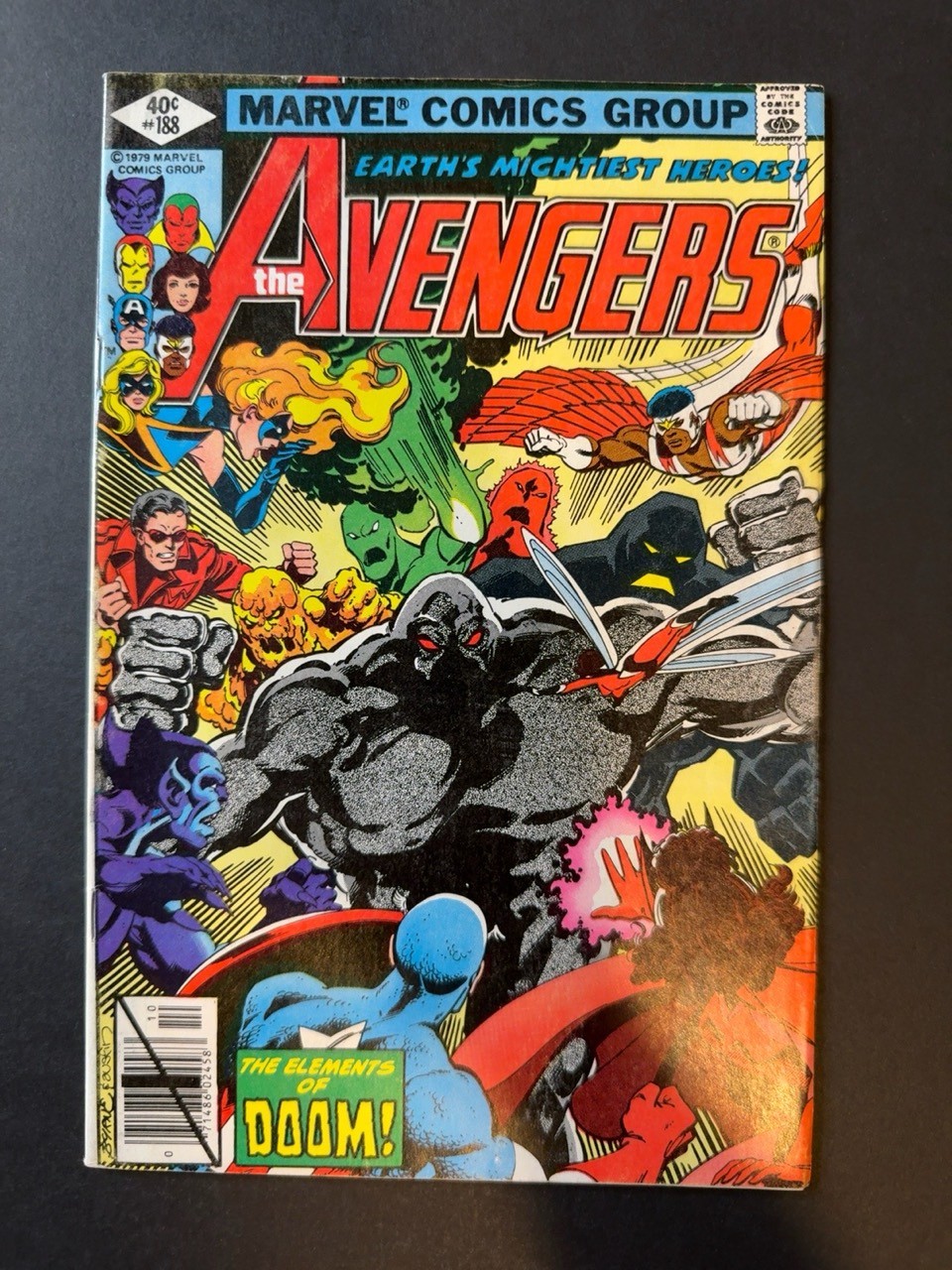 Avengers #188 1979 Marvel Edicola John Byrne Bill Mantlo Terry Austin 6.5