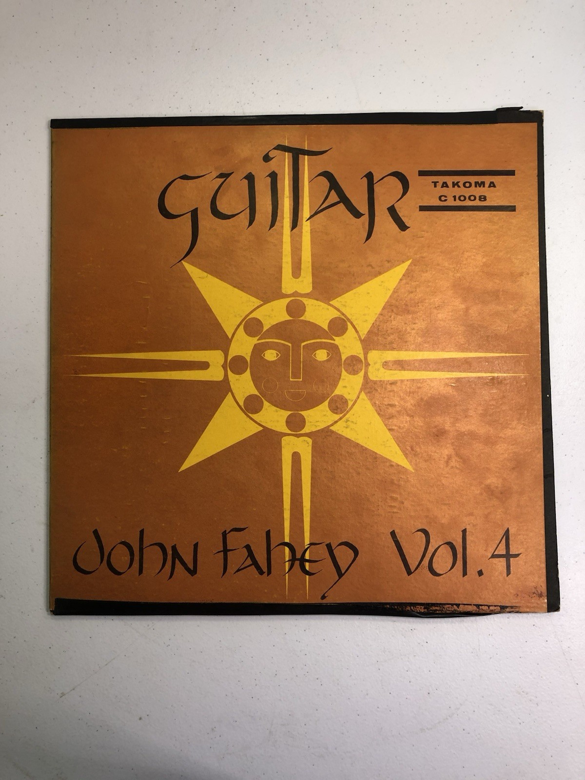 John Fahey Vol 4 Great San Bernardino Birthday Party LP Takoma C1008 1966