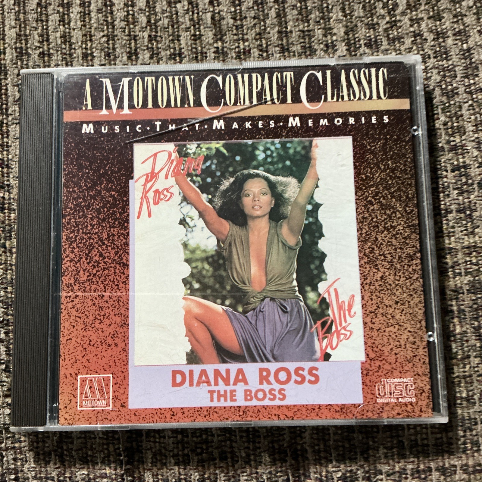 DIANA ROSS THE BOSS 1979 CD OOP MOTOWN PRINT 8TRX