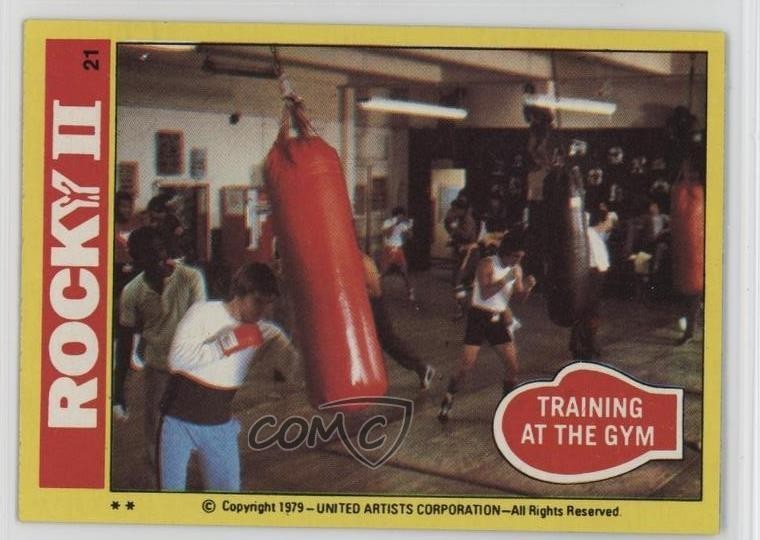 1979 Topps Rocky II Training At The Gym #21 pk0