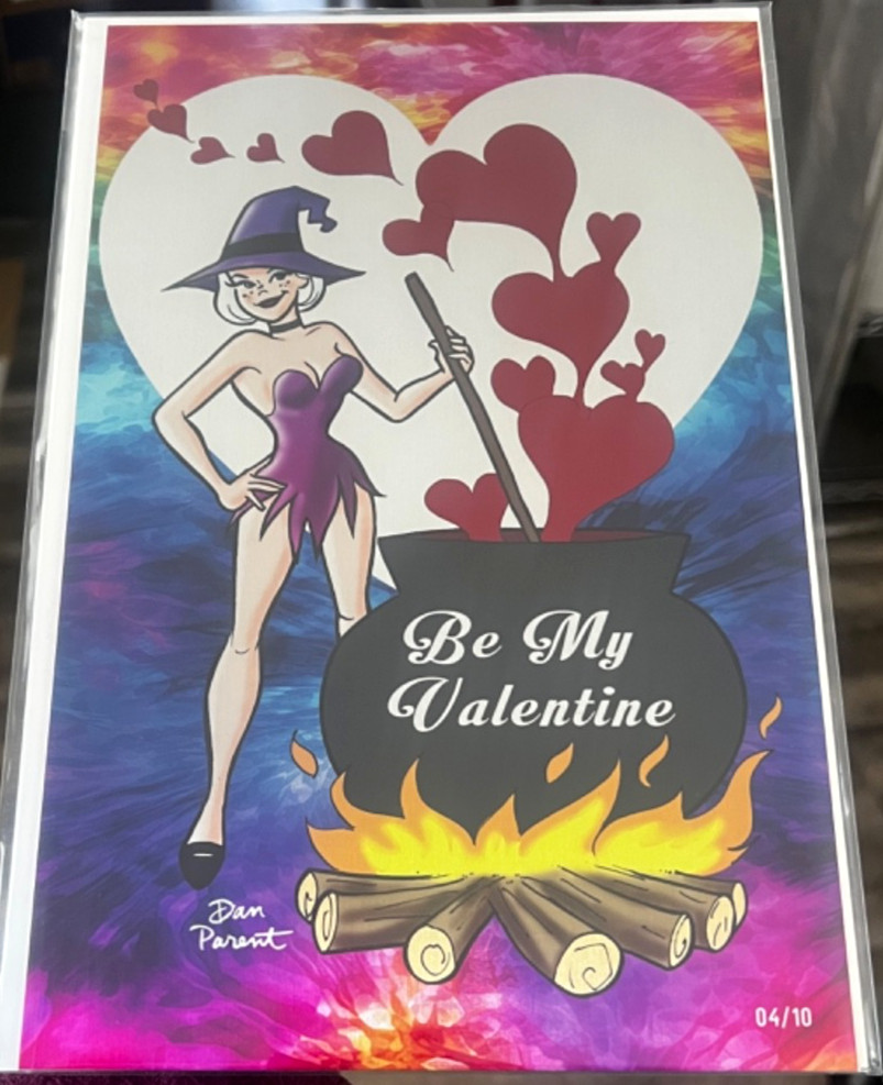 Archie San Valentino spettacolare #1 TIE DYE METAL Dan variante genitore LTD 10