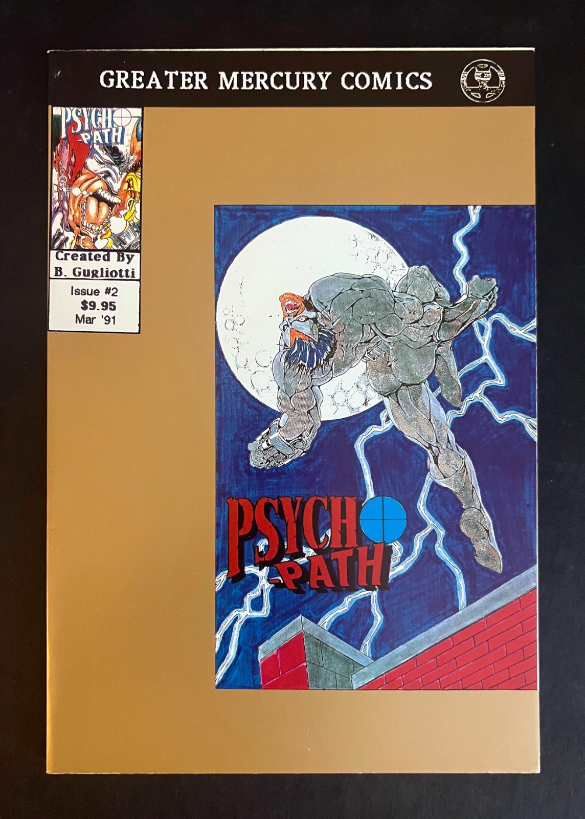 GMC COLLECTIONS: PSYCHO-PATH Vol. 2 RARE TPB 128 pgs GREATER MERCURY COMICS 1991