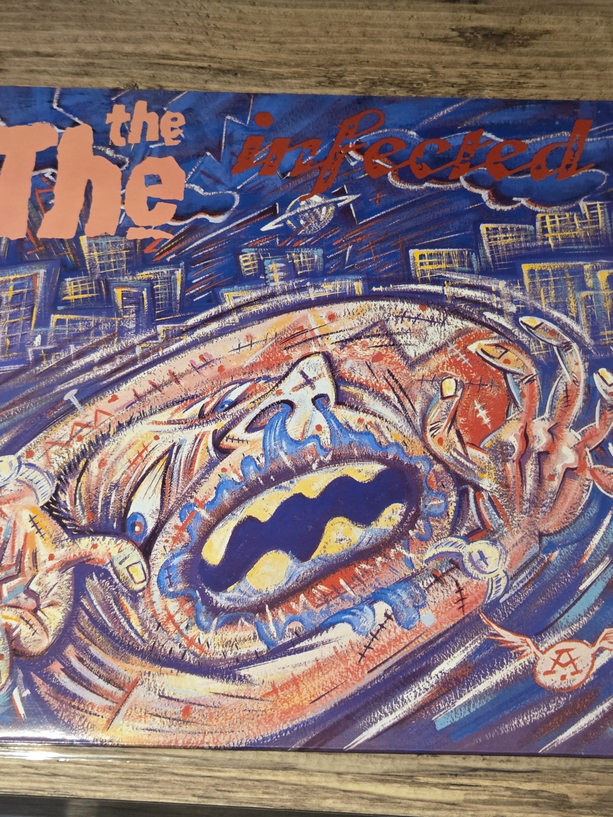 The The Infected 1986 Vinyl 12 Record LP Epic EPC 26770 A1 First Pressing EX/EX