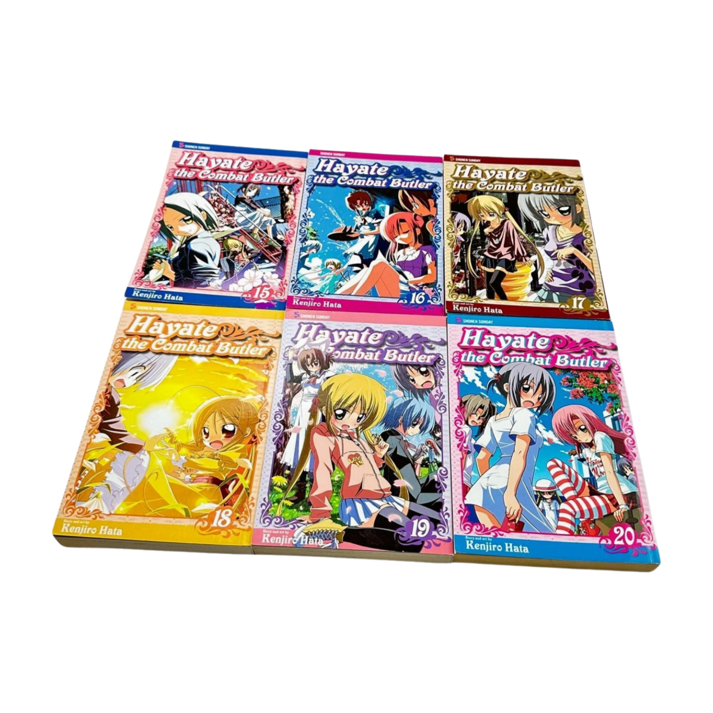 Hayate the Combat Butler Manga Graphic Novel Lot 6 Volumes 15 to  20 English PB