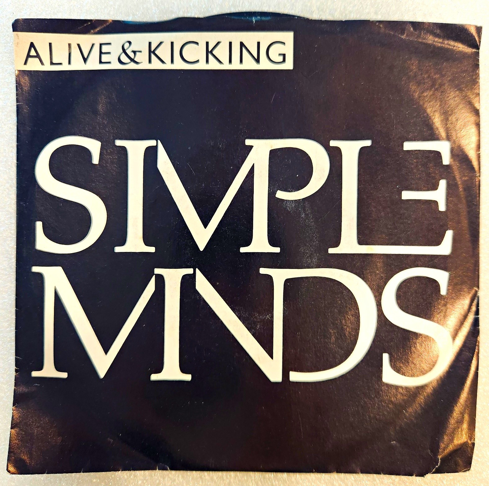 Simple Minds Alive & Kicking 7" Vinyl Single A&M AM-2783 1985 45 RPM Stereo