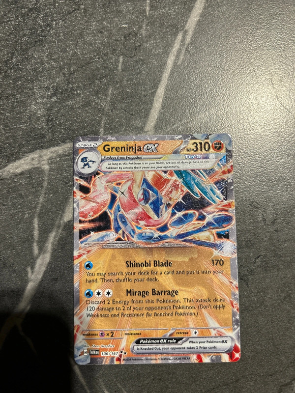 Greninja ex métallique