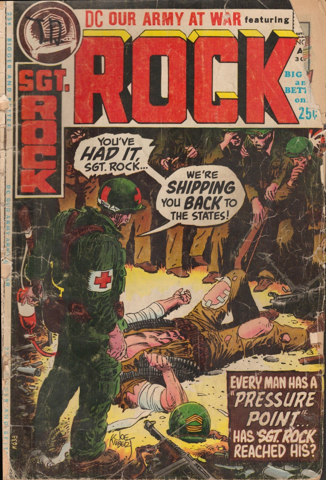 54813: DC COMICS OUR ARMY AT WAR FEATURING SGT. ROCK #235 Poor Grade