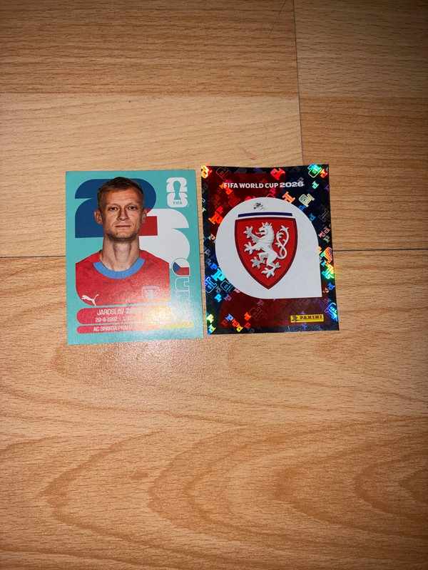Éclats de la sélection tchèque – Panini 2026