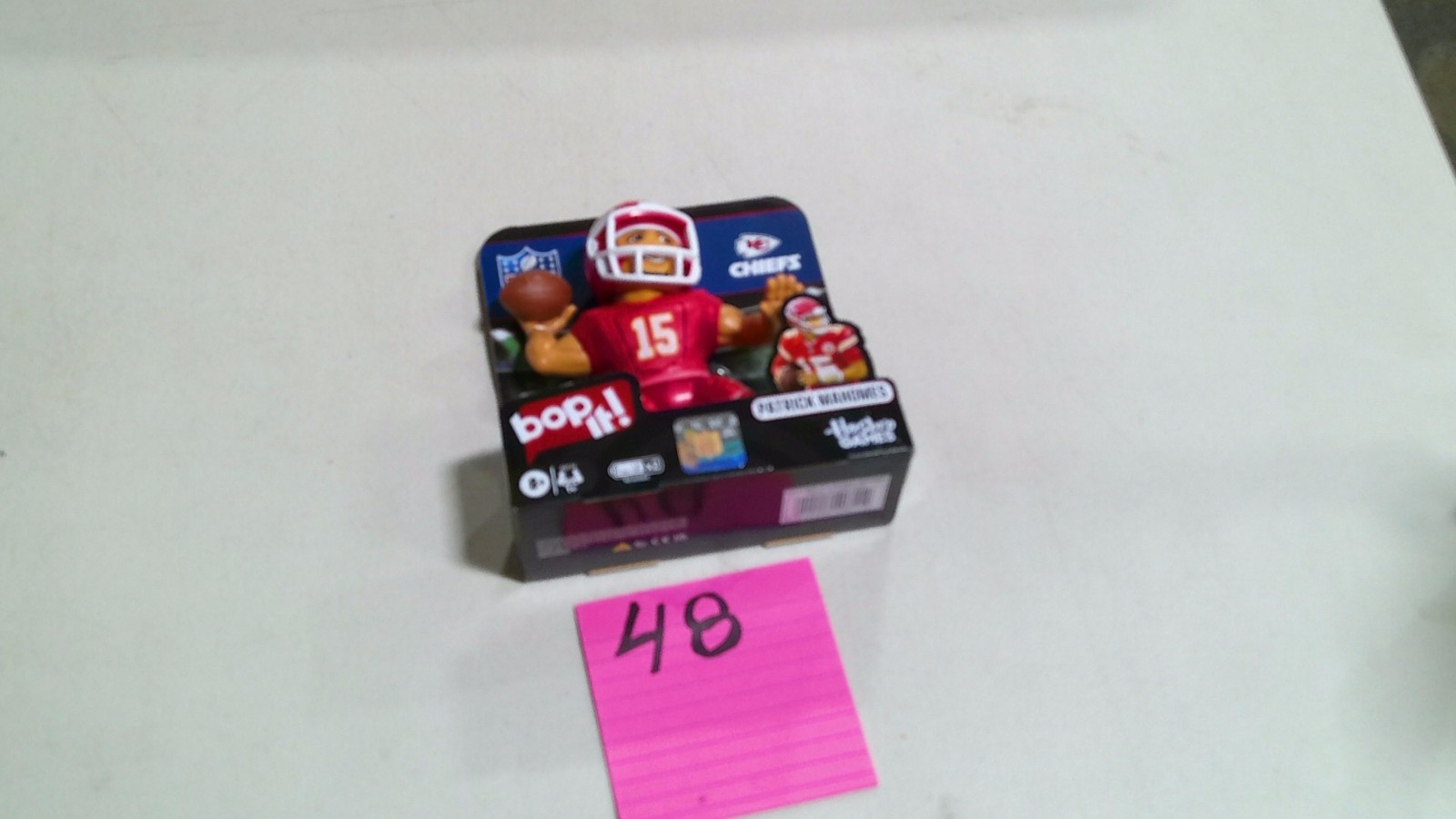 Hasbro Rick Bop It! Action Figure Giocattolo Calcio Rosso Senza Scatola Usato NFL Da Collezione
