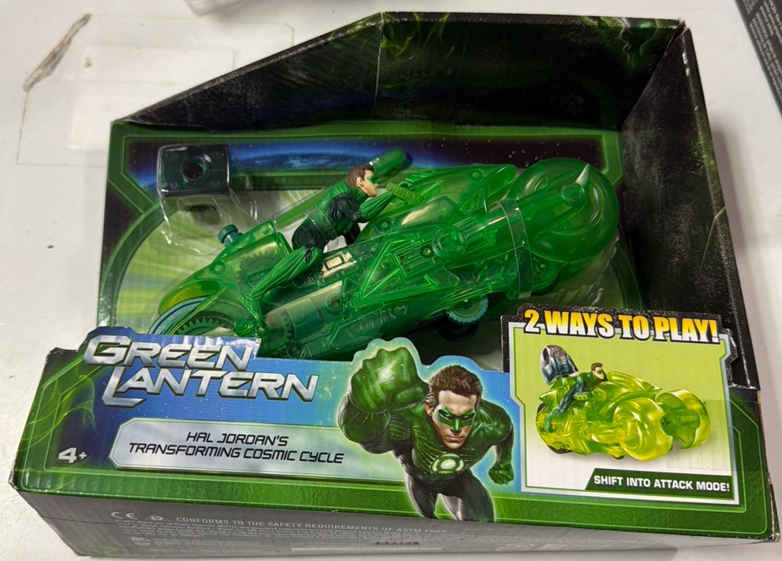 Figurina Lanterna Verde HAL JORDAN'S TRANSFORMING COSMIC CYCLE DC Mattel 2011