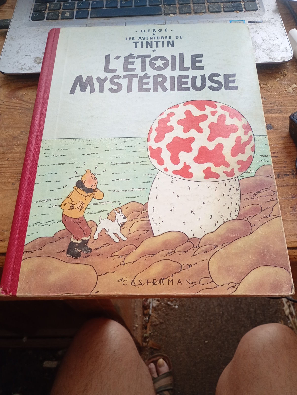 L'étoile mystérieuse TINTIN HERGE casterman 1957