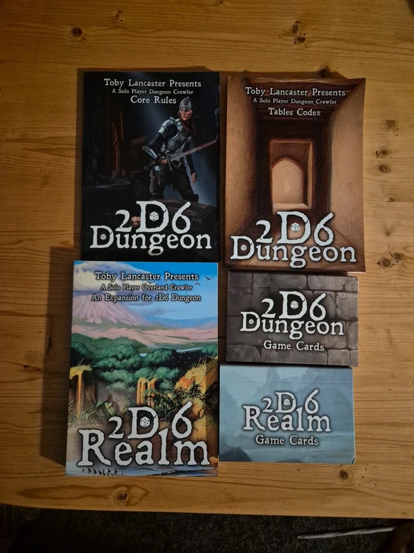 2d6 dungeon and 2d6 realm