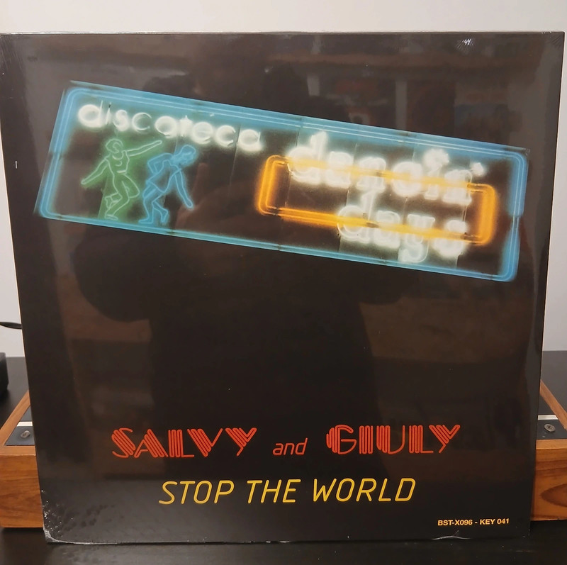 Salvy and Giuly vinile 12 ep stop the world Ivana Spagna italo disco synth balearic new