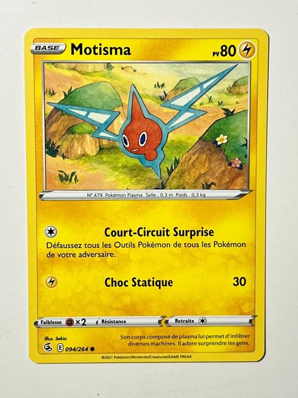 Carte Pokémon Motisma 80pv 094/264