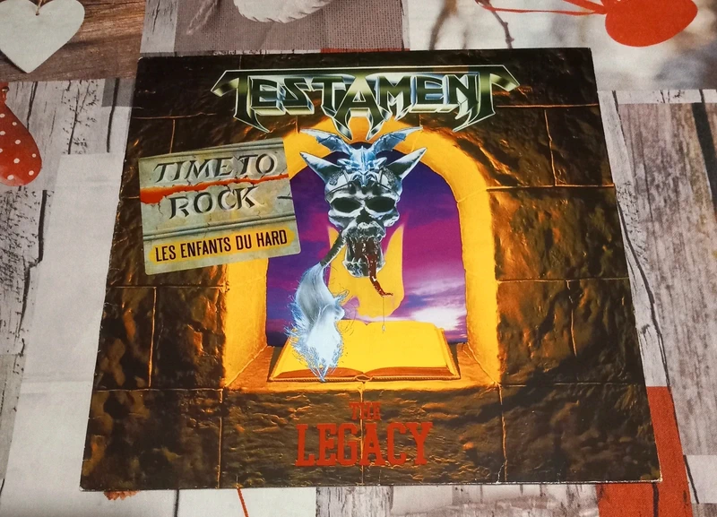 Disque vinyle testament the legacy 1987