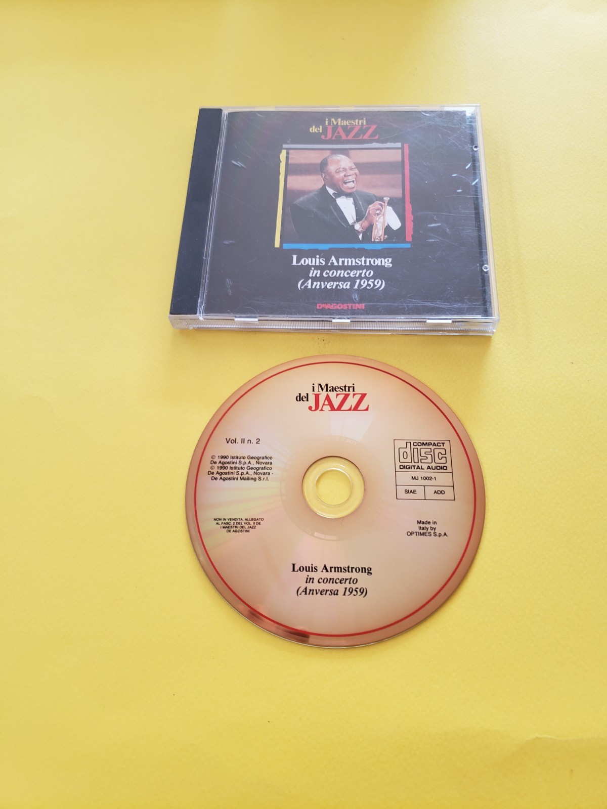 Cd Luis Armstrong in concerto I Maestri del jazz Editoriale  UffCdEwPrin 240