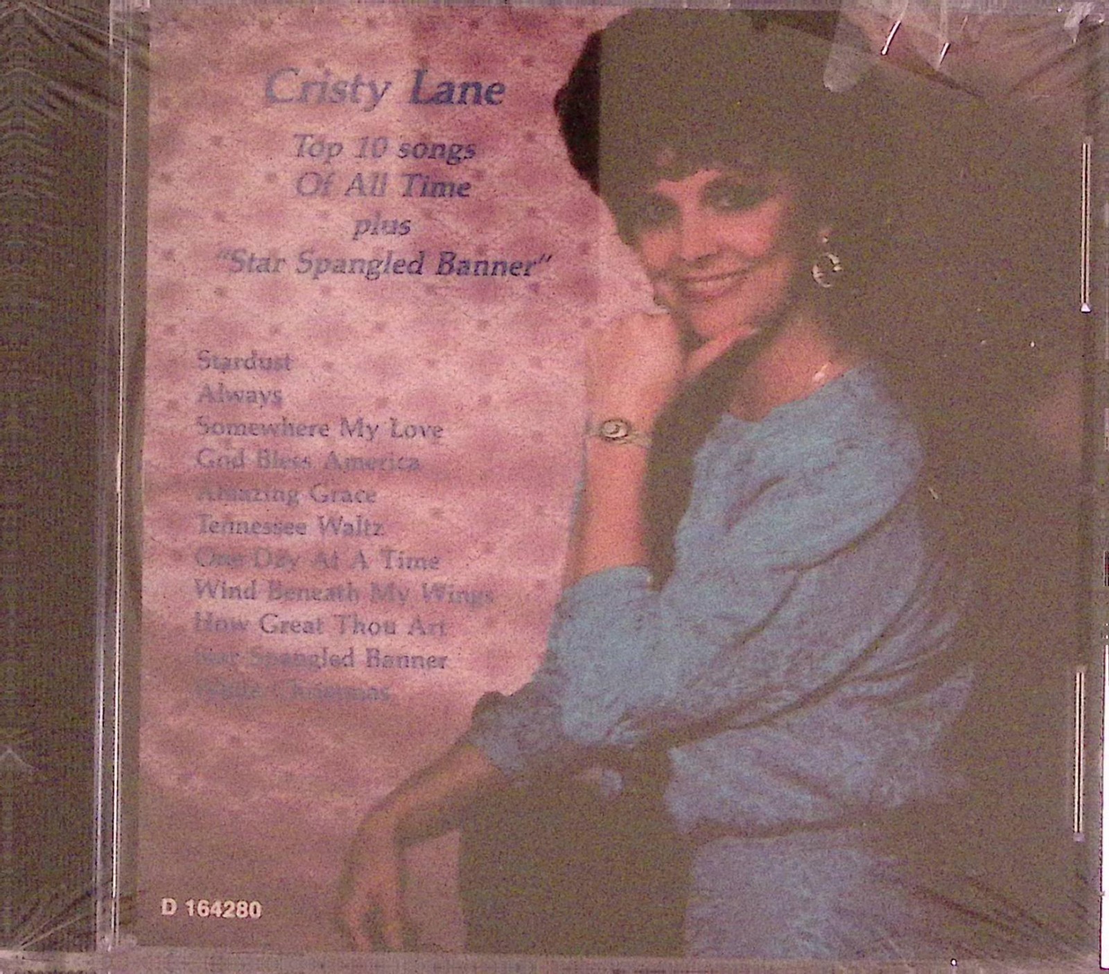 CRISTY LANE TOP 10 SONGS OF ALL TIME PLUS "STAR SPANGLED BANNER" LS REC CD 8389