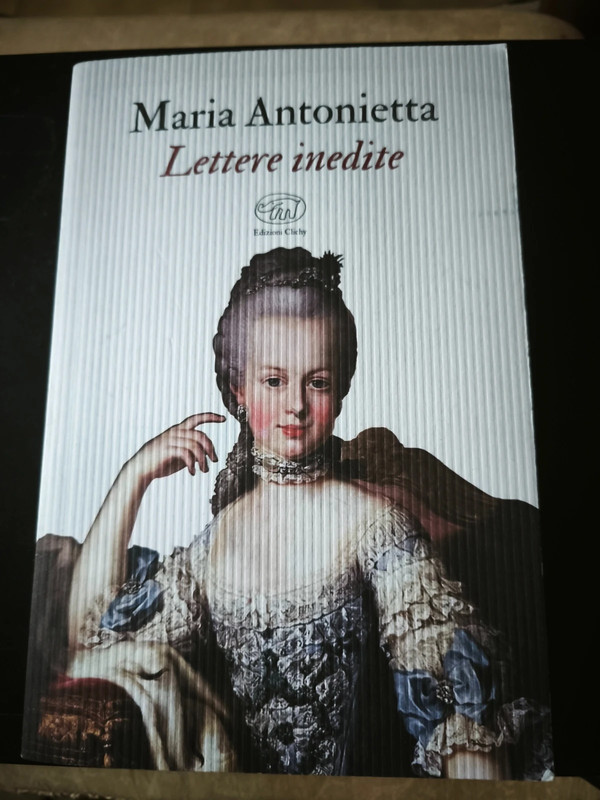 Libro le lettere inedite-Maria Antonietta