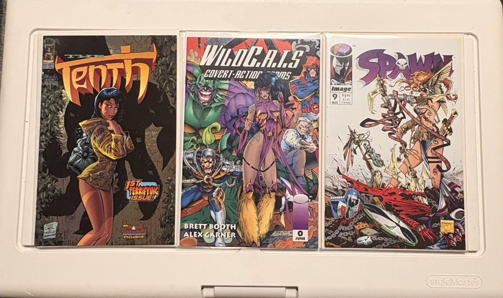 Lotto fumetti Image The Tenth #1 American Entertainment + WildC.A.T.s #0 + Spawn #9
