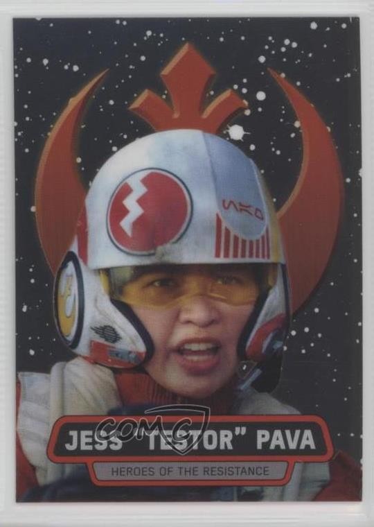 2016 Topps Star Wars: Il Risveglio della Forza Chrome Jess Testor Pava #6 0z5