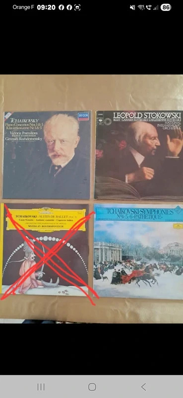 lot de 3 disques ( et album )