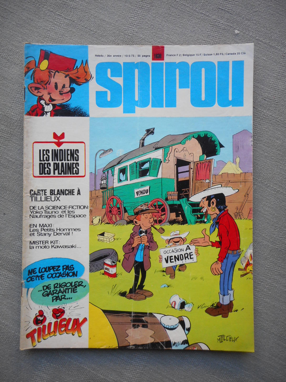 Hebdo Spirou N°1830 Stato Corretto Senza Il Supplemento
