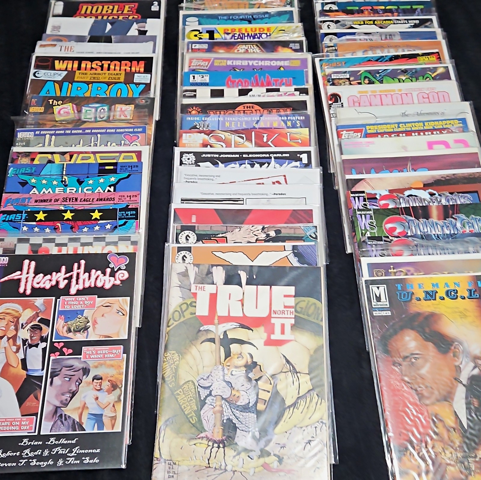 Mixed Comic Book Lot Of 50 Color English - Neil Gaiman Brian Bolland + More