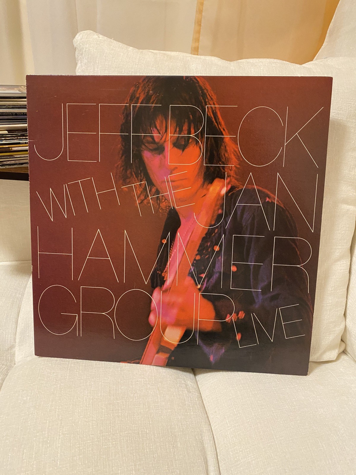 Lp Record 33 1/3 jeff beck/with the jan hammer group live #34433 epic records