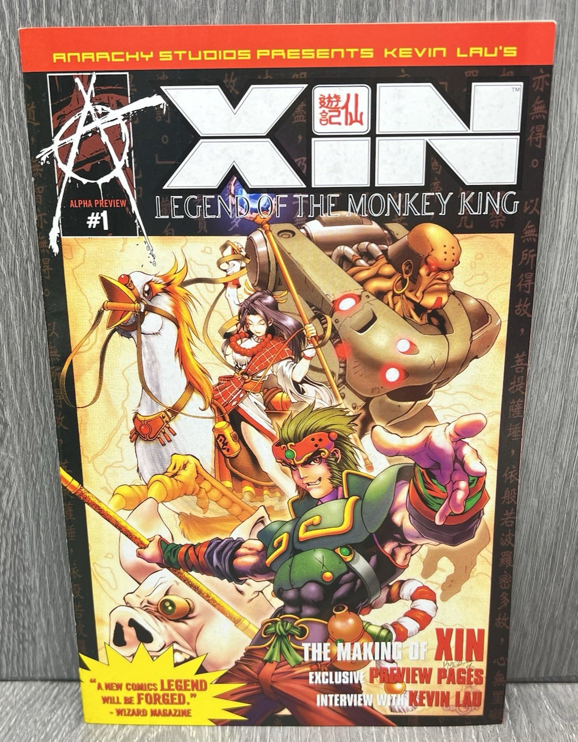 Xin #1 Alpha Preview (2002) Legend of the Monkey King Anarchy Kevin Lau