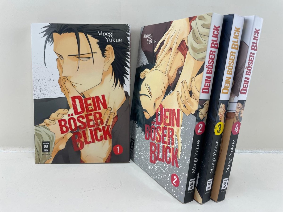 Il tuo sguardo cattivo 1-4, set completo, manga Yaoi, ottime condizioni, italiano