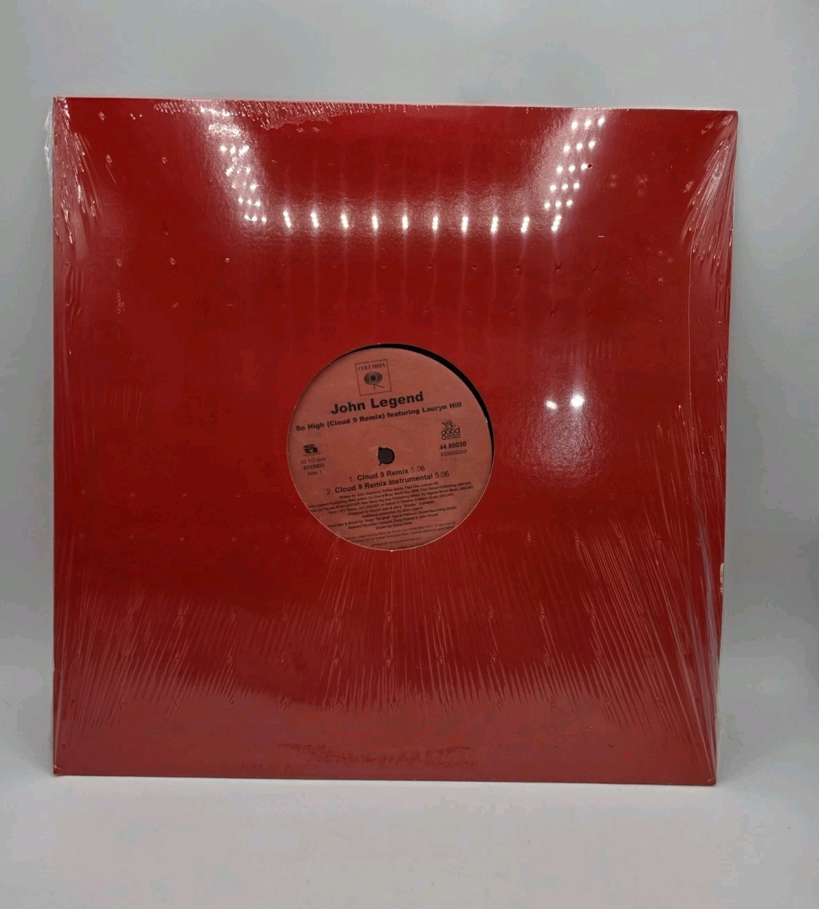 John Legend So High Cloud 9 Remix Ft Lauryn Hill Vinyl Record 12 Promo New Rare