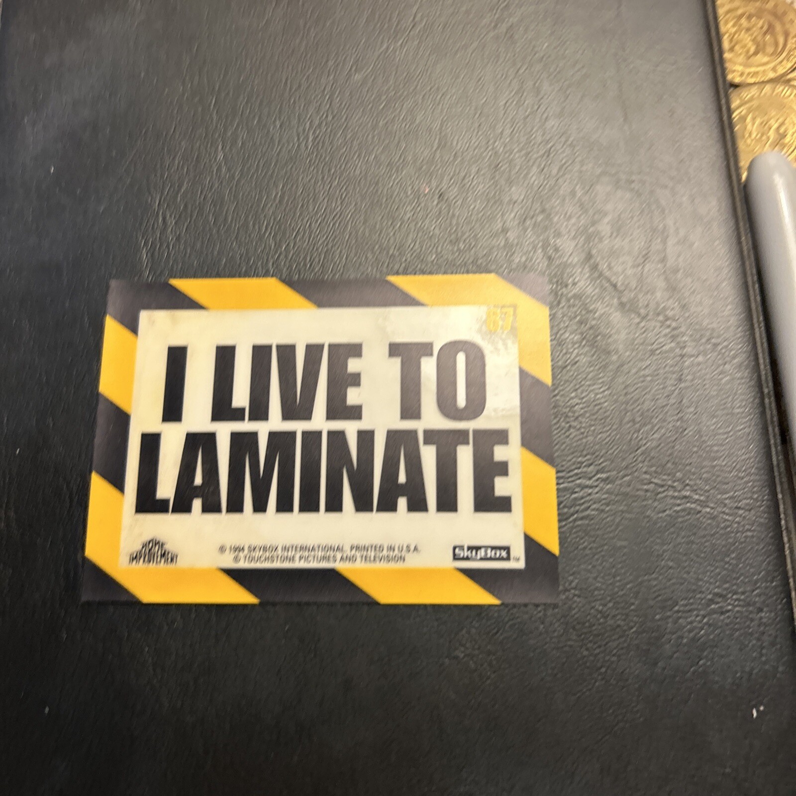 Jb10a 1994 Home-Improvement Static Clean Decal Sticker I Live To Laminate