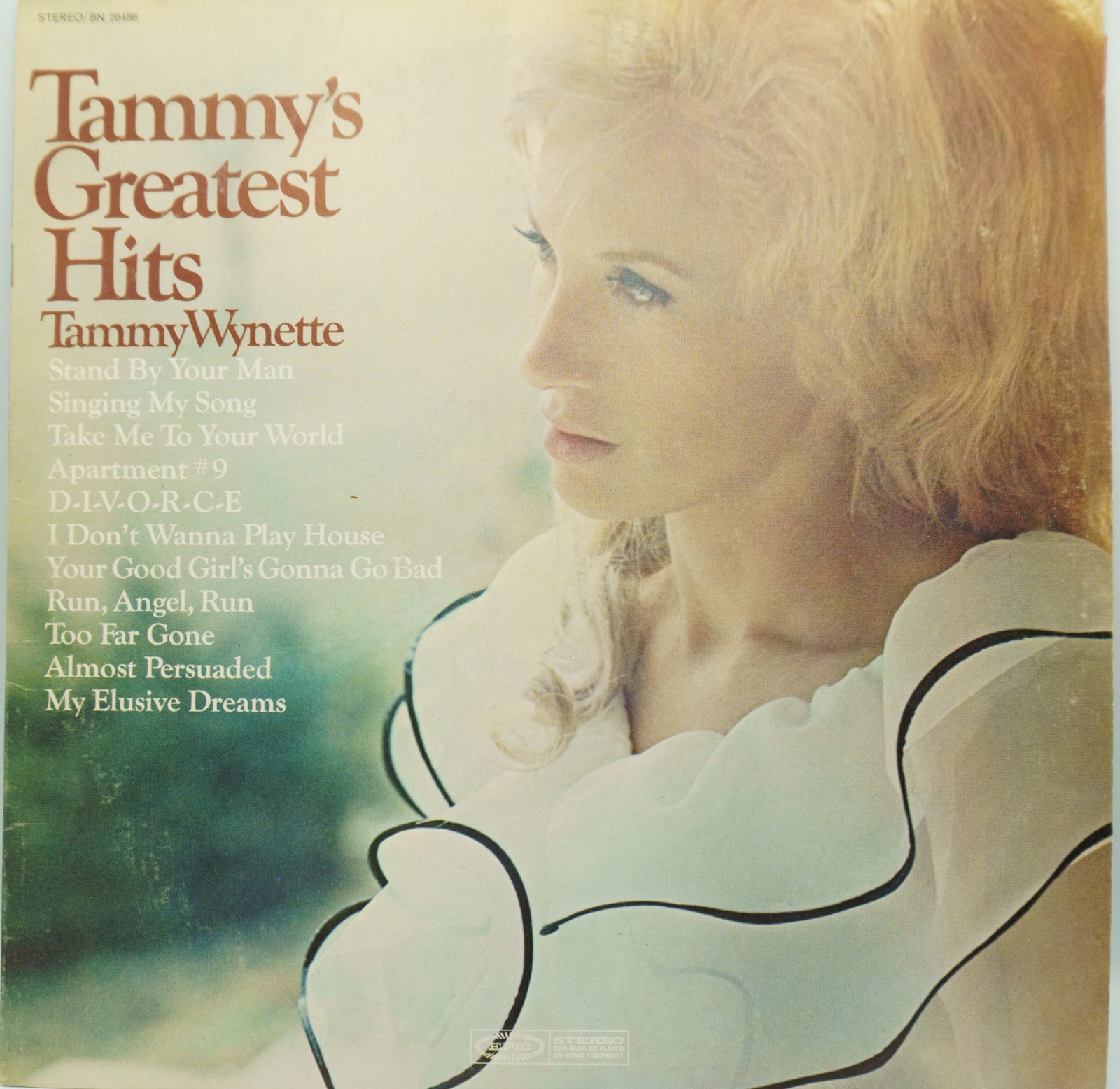 Tammy Wynette Greatest Hits Vinyl Record Vintage Music Country Girl Band Divorce