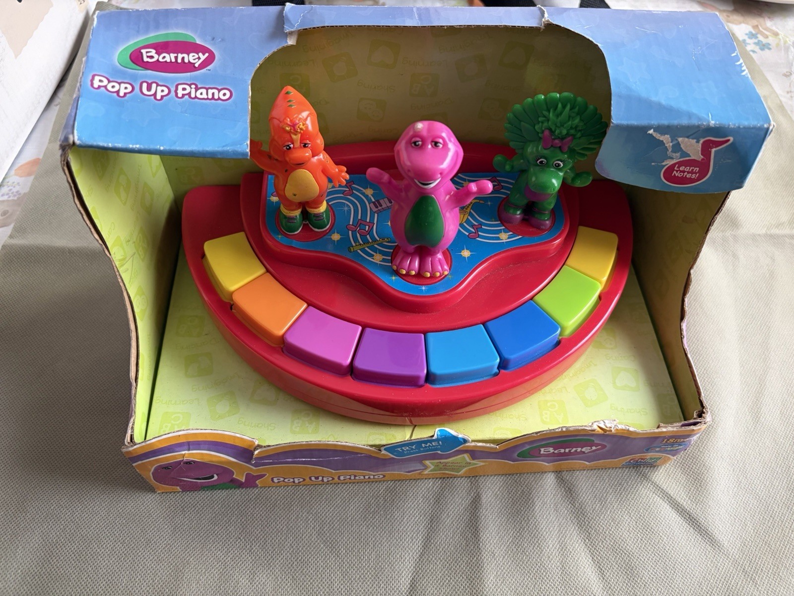 Pianoforte pop up Jakks Pacific Barney 2007 18m+ 