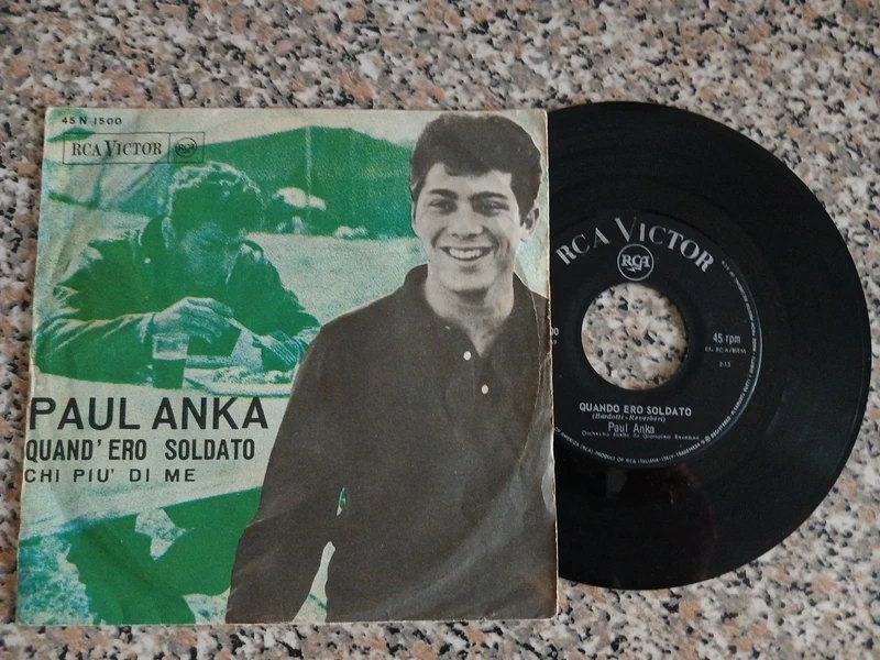 Paul anka quando ero soldato 45 giri