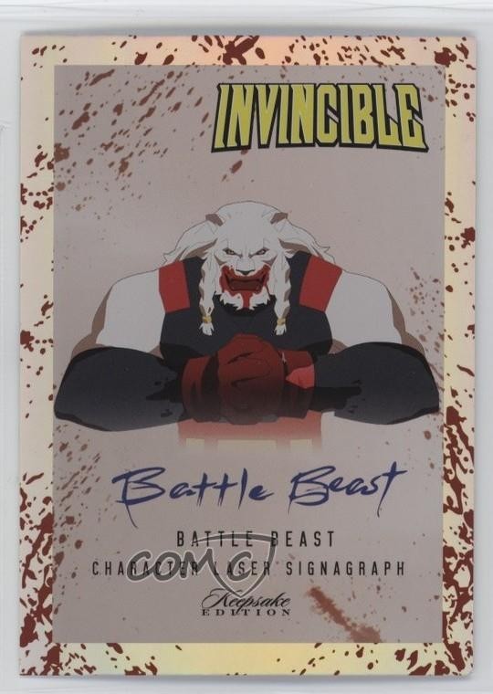 2025 Super Products Invincible Season 1 Keepsake Edition /100 Battle Beast 4z8