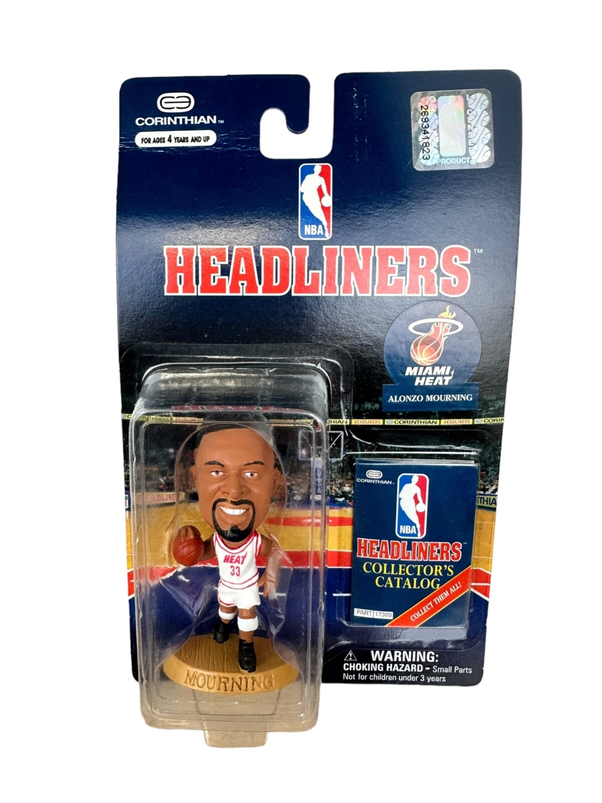 Vintage | NBA Lutto Originale Headliners Giocattolo da Collezione Miami Heat 1997 | NUOVO