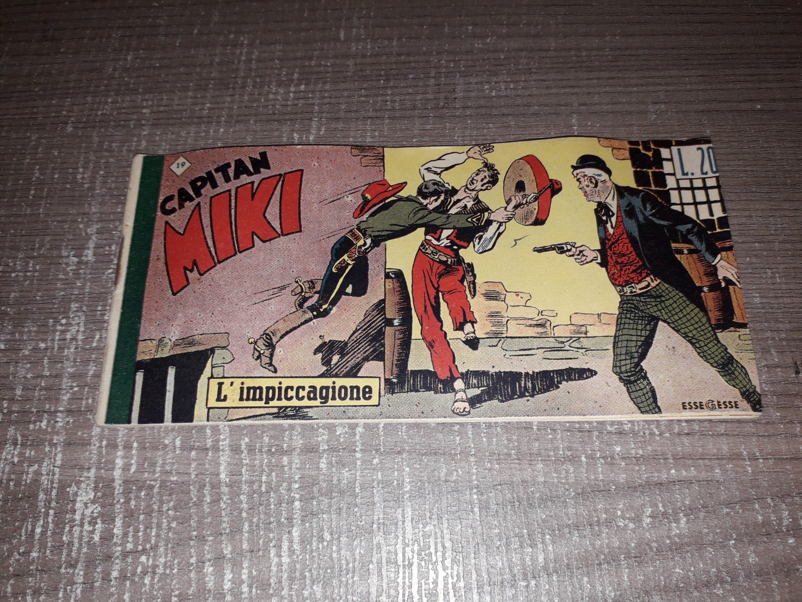 CAPITAN MIKI Striscia prima I serie  n° 19  1951  Edizioni Dardo  QS OTTIMA
