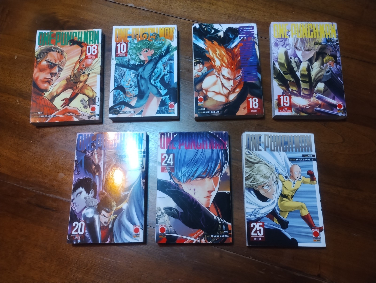 One punch man lotto 7 numeri ottime condizioni planet manga prima edizione 