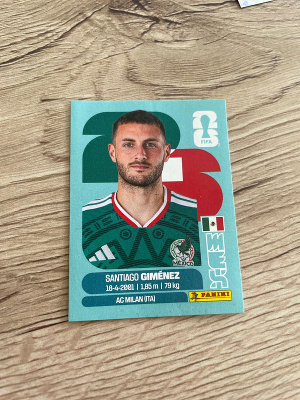 MEX 16 - Santiago Gimenez - panini - FIFA