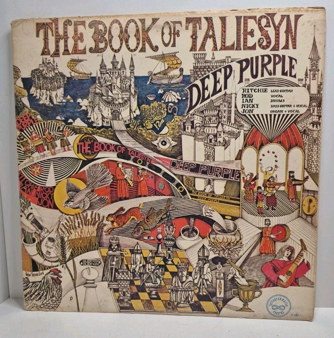 Deep purple the book of tallison album 1968 NM/G+/M First Press