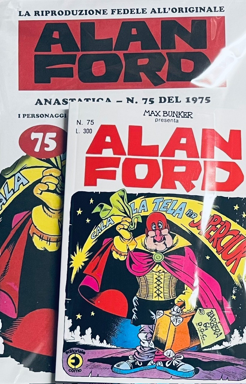 ALAN FORD ANASTATICA N°75 GAZZETTA DELLO SPORT BLISTERATO NUOVO