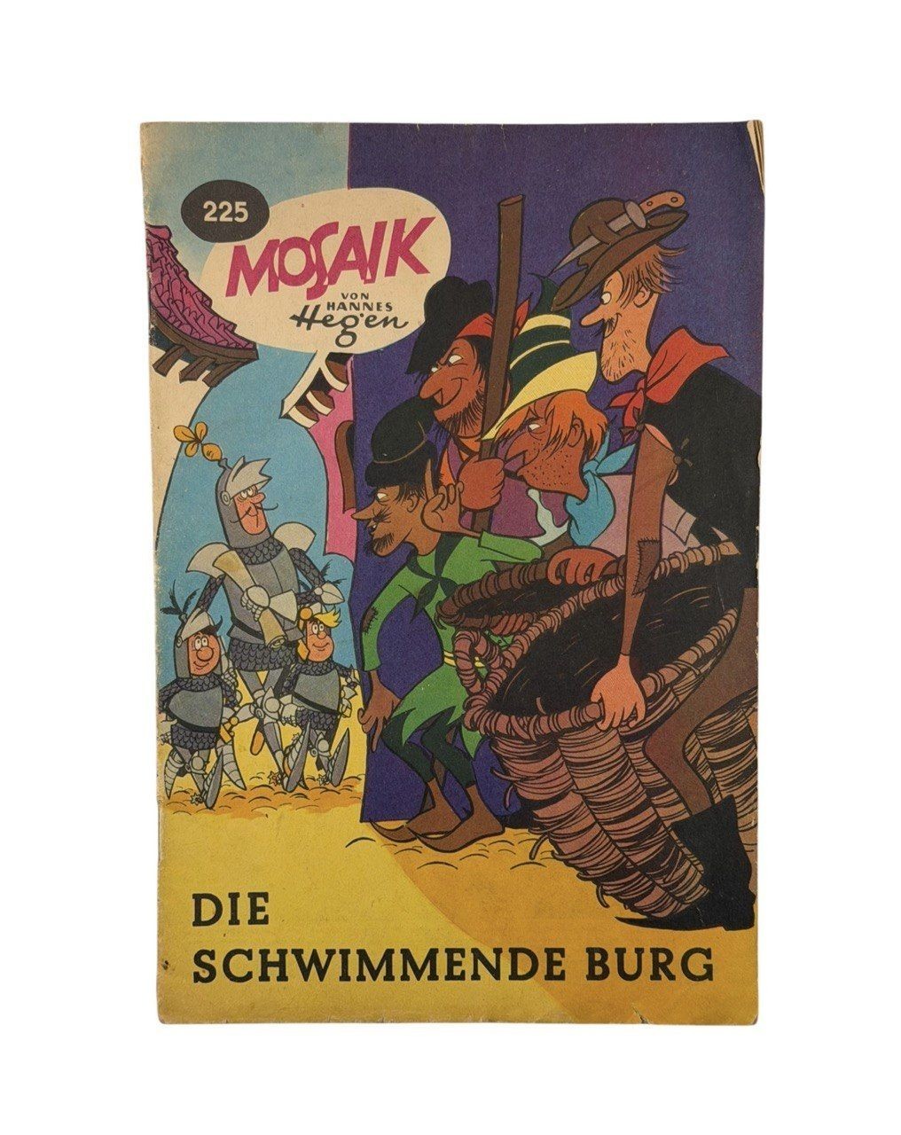 Mosaico di Hannes Hegen n. 225 Die swimming Burg DDR Comic
