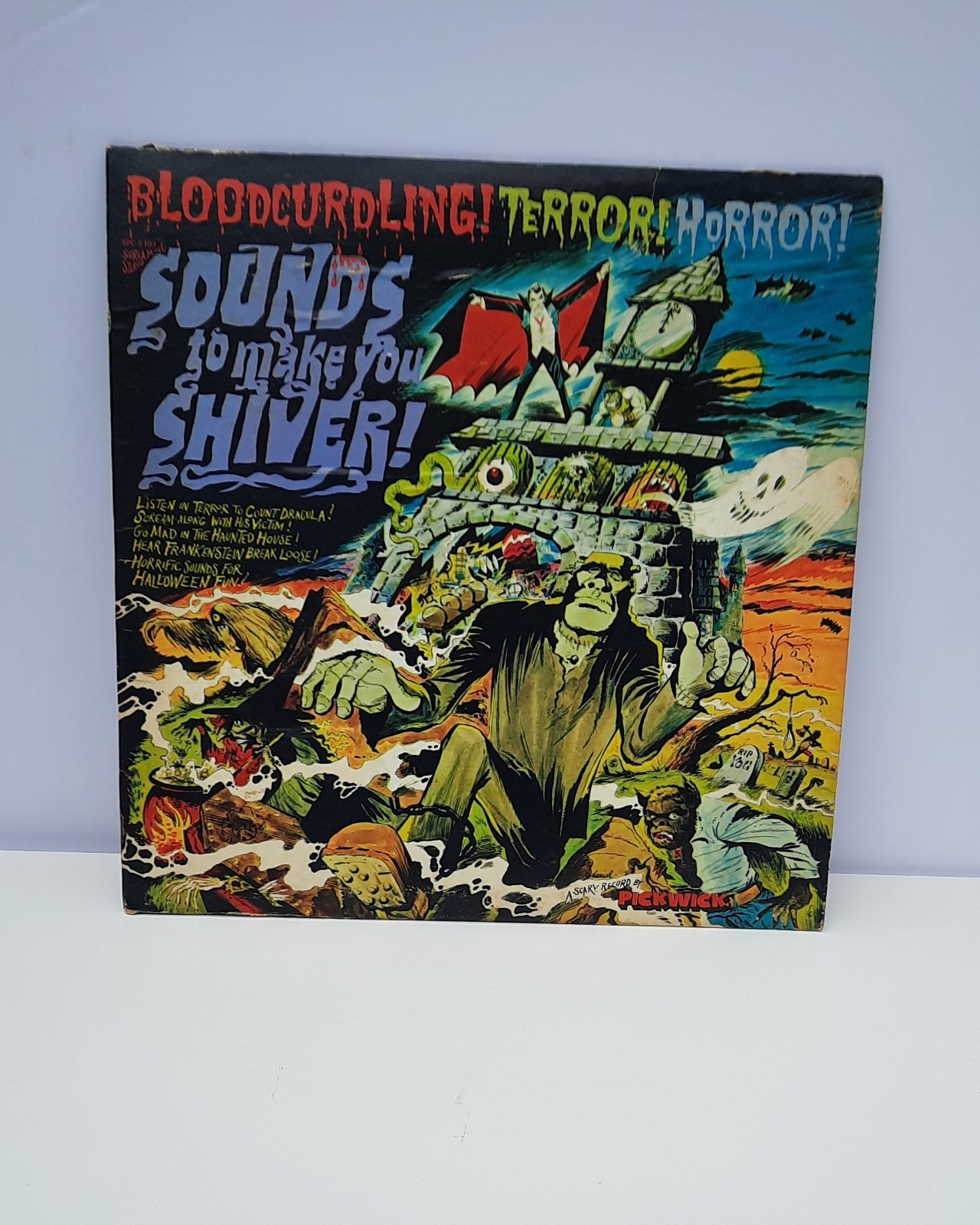 Vintage Sounds to Make You Shiver RARE 1974 LP Halloween Sound Effects