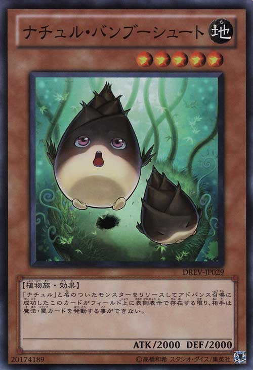 Yu-Gi-Oh OCG Naturia Bamboo Shoot DREV-JP029 Ultra Rara quasi nuova giapponese
