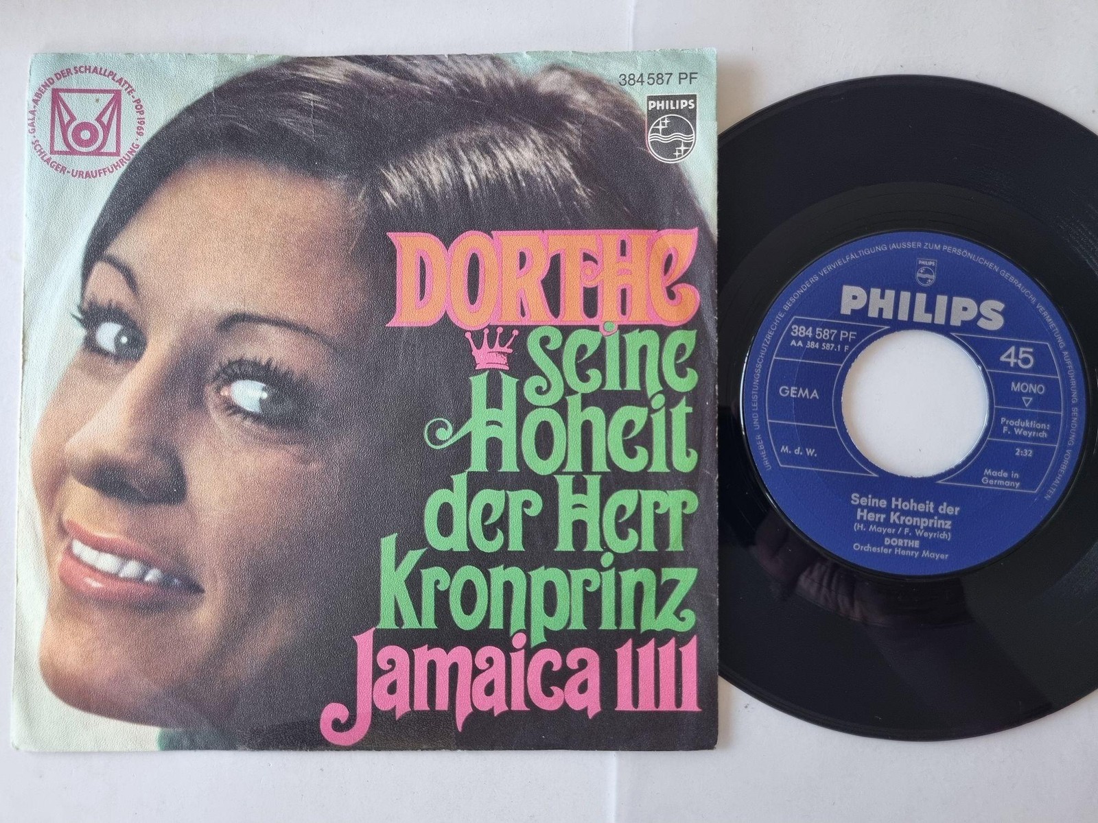 Dorthe - Seine Hoheit Der Herr Kronprinz / Jamaica 1111 7'' Vinyl Germany