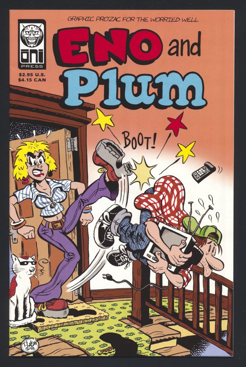 Eno & Plum #1 VF/NM 1998 Oni Press Terry LaBan fumetto