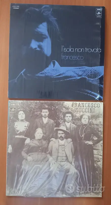 2 vinili di Francesco Guccini