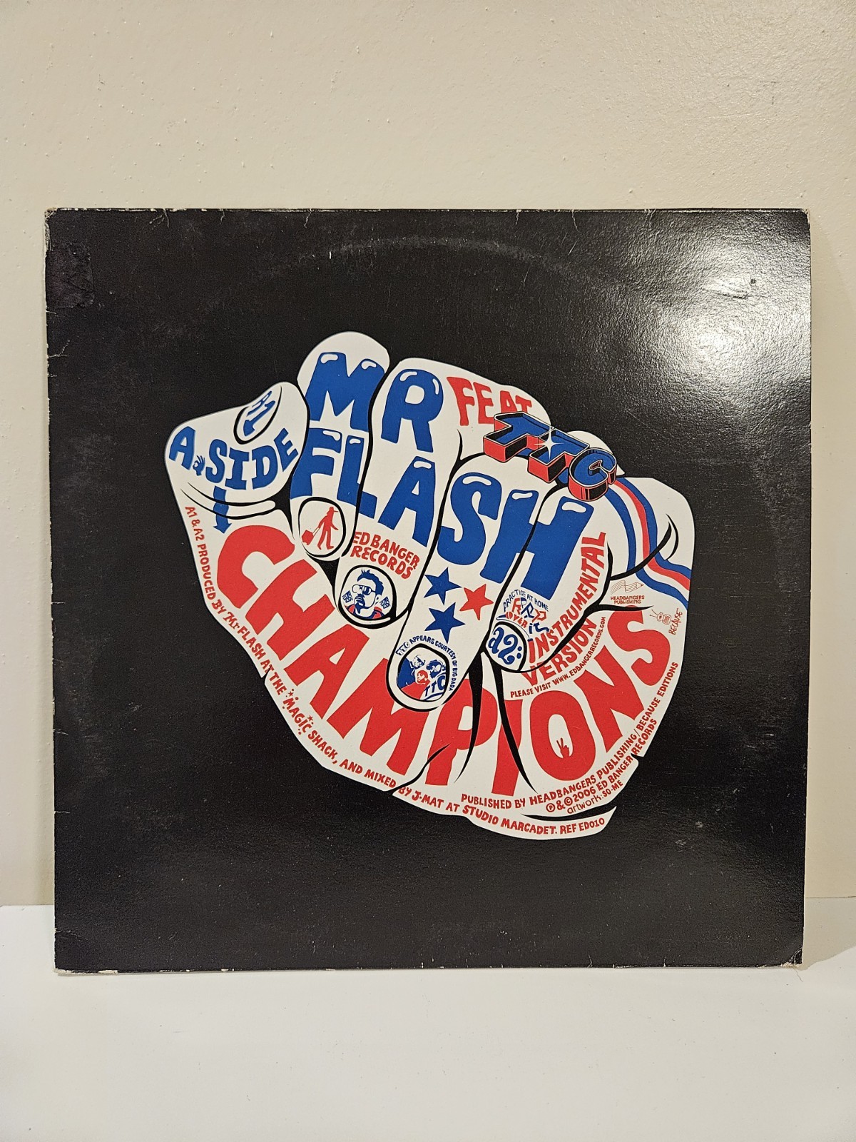 Mr Flash Blood Sweat Tears 12" Vinyl Record Disco Dynamite Ed Banger Rec OG Pres
